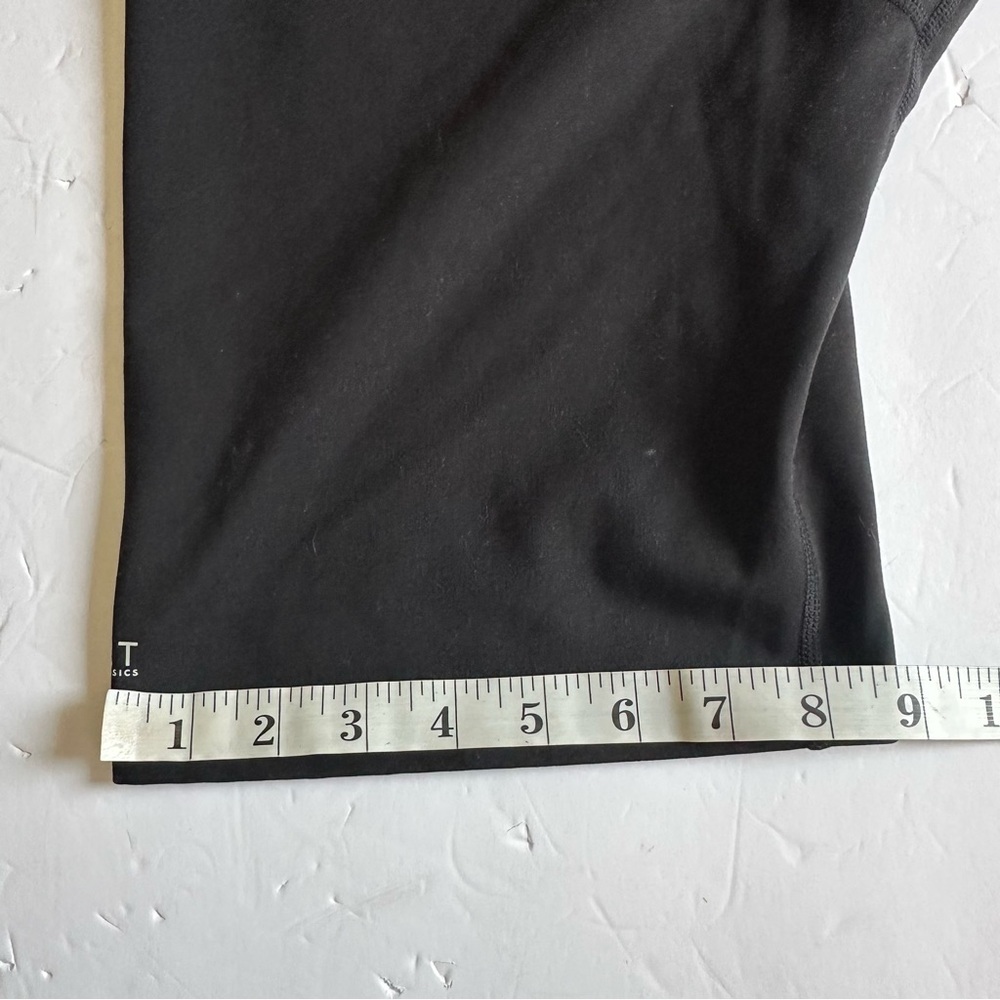 BYLT Women’s Black Premium Basics 9” High Waist Essential Biker Shorts- Medium - Picture 6 of 10